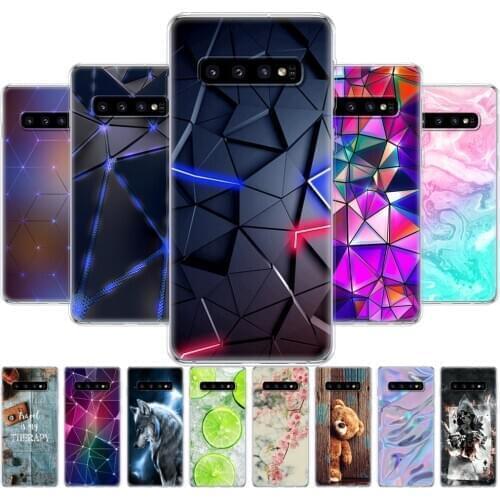 For Samsung Galaxy S10 Case S10Plus Case Silicone TPU Cover Phone S10 E Case On For Samsung S10 Plus G975F S 10 SM-G973F Case