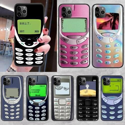 Nokia Phone Case Cover Hull For iphone 5 5s se 2 6 6s 7 8 12 mini plus X XS XR 11 PRO MAX black trend hoesjes 3D prime art shell