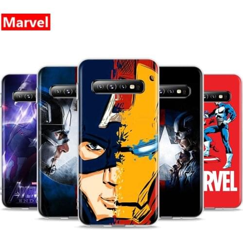 Marvel Avengers Captain America Super Hero For Samsung Galaxy S21 S20 FE Ultra S10 Lite 5G S10E S9 S8 Plus S7 S6 Edge Phone Case