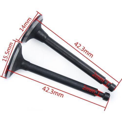 Intake & Exhaust Valve Set for Honda GX35 GX35NT Engine HHT35S UMK435 Brushcutter Trimmer Strimmer Parts 14721-Z0Z-800 New