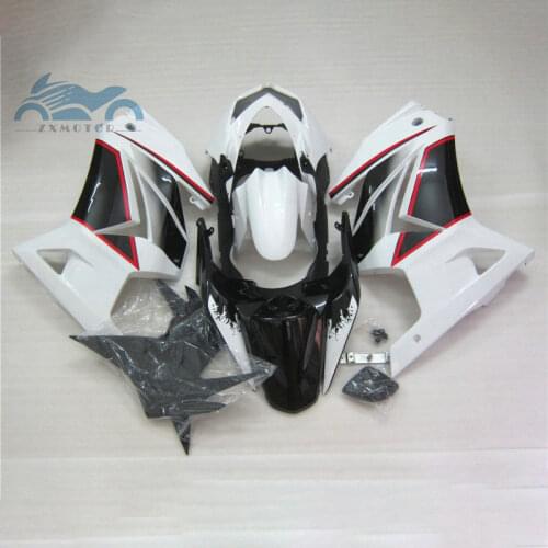 Customized Injection fairing kits for KAWASAKI Ninja250 2008-2014 ZX250R sports motorcycle fairings set EX 250 08-14 white black