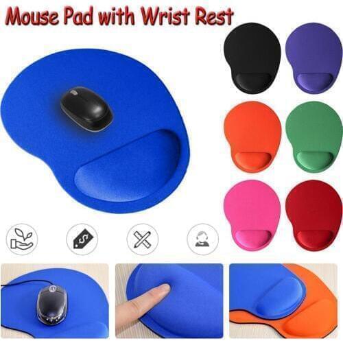 Mouse Pad Wrist Protect Support Optical Trackball PC Thicken Rest Mouse Pad Soft EVA Comfort Mouse Pad Mat Mice Anti-Slip for PC
