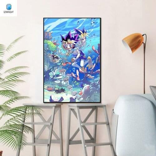 Modular painting Duel Monsters digital paint by numbers drawing practice for friends gift diy digital painting modern home decor