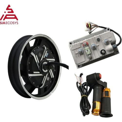 QS MOTOR 17x3.5inch 5000W 273 45H V3 100kph Brushless DC Electric Scooter Motorcycle Hub Motor kits with kelly controller