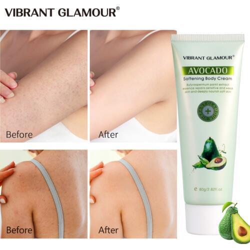 VIBRANT GLAMOUR Avocado Body Cream body lotion whitening cream for Dry skin Nourish moisturize Not greasy body skin care cream