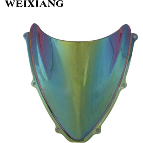 For SUZUKI GSXR600/750 K6/K8/K9 2006-2010 Motorcycle Windshield Front Elevated Windscreen Airflow Wind Screen Raised