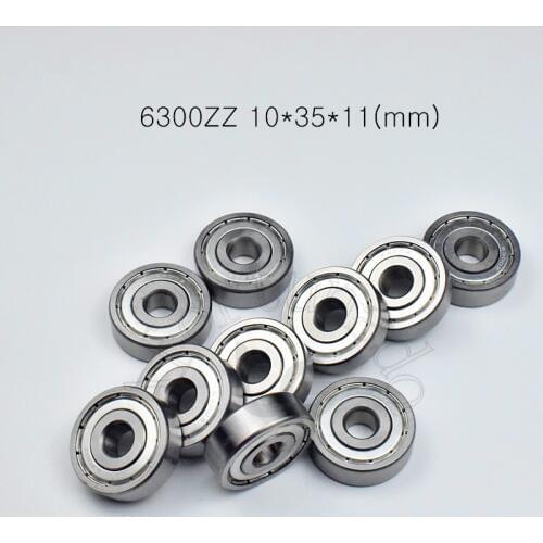6300ZZ 10*35*11(mm) 1 Piece bearings ABEC-5 6300 6300Z 6300ZZ chrome steel deep groove bearing