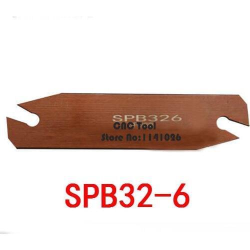 SPB 32-6 Indexable Part Off Blade 32mm High,ZQS/SPB632 Parting Blade Suit For SMBB2032/2532/3232,6mm width for SP600 Inserts