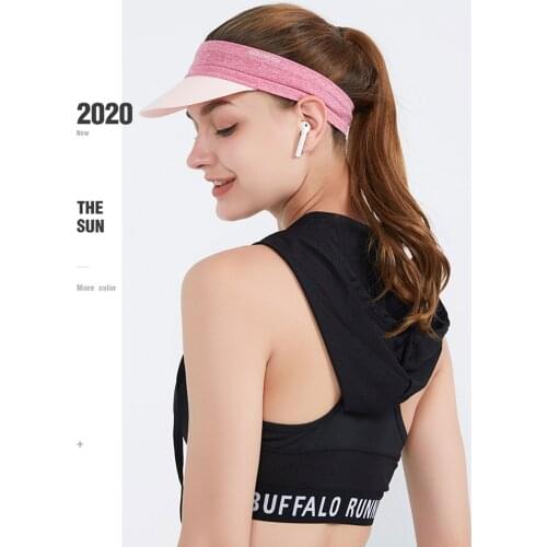 Unisex Sport Visor Cap, Adults Foldable Letter Sun Hat for Golfing Running Jogging Hiking