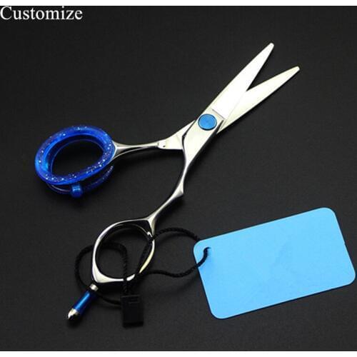 Customize Japan steel 4 inch small hair salon scissors nose trimmer eyebrow cutting barber eyebrows shears hairdressing scissors