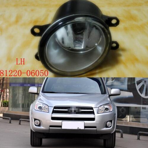 1Pcs Clear Lens Fog Light New Bumper Driving Light Fog Lamp Front Left Side 81220-06050 For Toyota RAV4 2009-2012