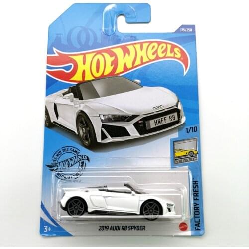 2020-175 Hot Wheels 1:64 2019 AUDI R8 SPYDER Edition Metal Diecast Model Cars Kids Toys Gift
