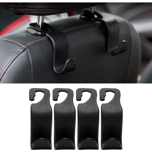 Car-styling Hanger Organizer 4Pcs/set Universal Car Clips Stowing Tidying Auto Fastener Clip Seat Back Hooks