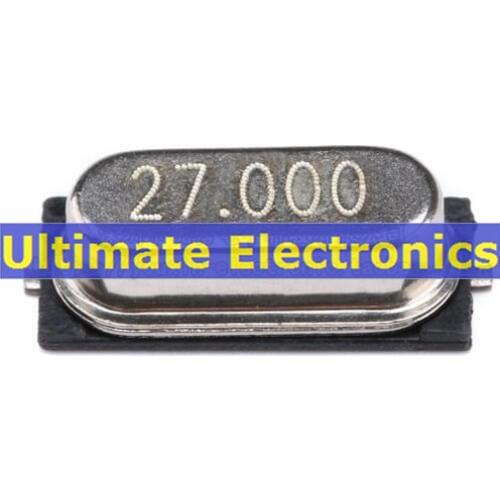40PCS Passive Crystal Oscillator Patch 49SMD Crystal 27MHz 27M