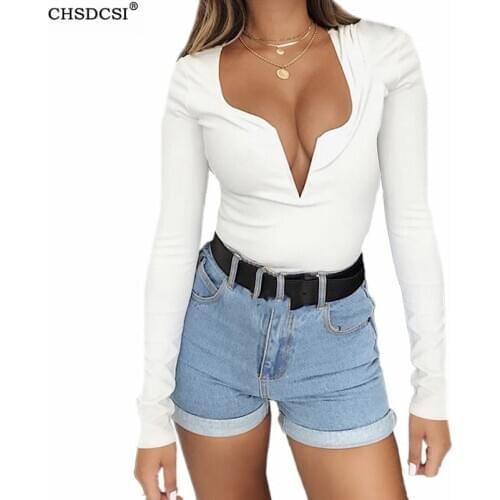Женские боди с длинным рукавом CHSDCSI China At AliExpress