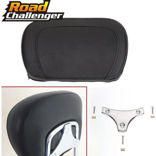 For Harley Touring FLHRC FLHR FLHX 1997-2017 Motorcycle Sissy Bar Detachable Passenger Backrest Pad Models Chrome