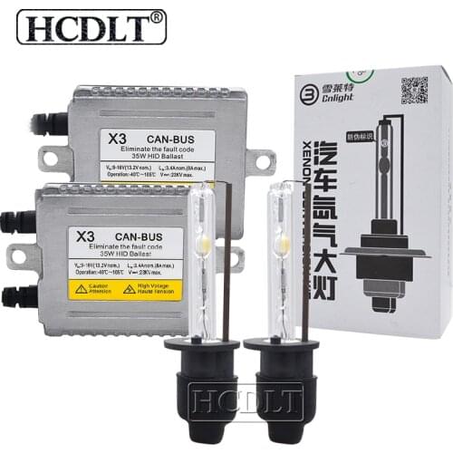 HCDLT 35W DLT Xenon Canbus HID HID Conversion Kit AC Slim Ballast H7 H1 H3 H11 9005 D2H 35W Cnlight HID Lamp 4300K 5000K 6000K