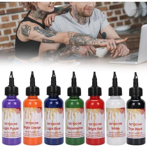 New Tattoo Ink Microblading Pigment Safe Professional Semi-permanent Colorful Makeup Beauty Paints Accesories for Body Arts 60ml