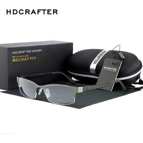 HDCERFTER TR90 Glasses Frame Men/Women Optical Computer Reading Myopia Eyeglasses Frames Plain Glasses with clear lenses oculos