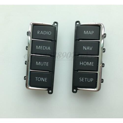 1lots/2pcs FOR Volkwagen CD PLAYER Panel Plastic Button for VW RNS510 Skoda Columbus RNS510 sat nav navigation audio systems