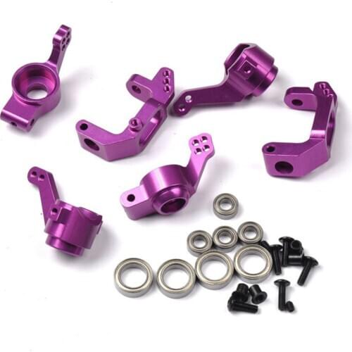 Carrier Ball Bearings for 1/10 HSP 94101 / 94102 / 94103 / 94103Pro / 94105 RC Car Parts Durable Metal Steering Hub Rear Axle