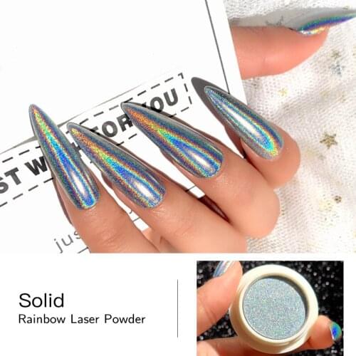 Bubble Nail Rose Gold Mirror Glitter Powder Metallic Color Art UV Gel Polishing Chrome Flakes Dust Decorations Pigment Shining