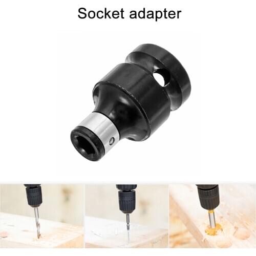 Adapter Conversion Screwdriver Holder 1/2 inch 1/4 inch Hex Bit Socket Allen Key Ratchet Socket Wrench Adapter Head