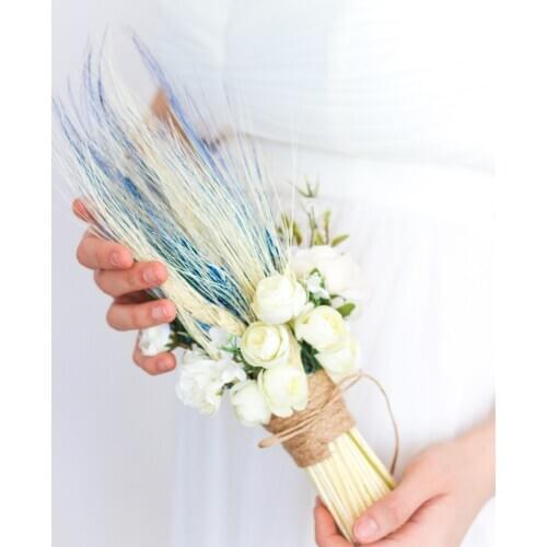 Wedding Bouquet Flowers Marriage Accessories Small Bridal Bouquets Silk Roses Wedding Bouquets for Bridesmaids Decoration