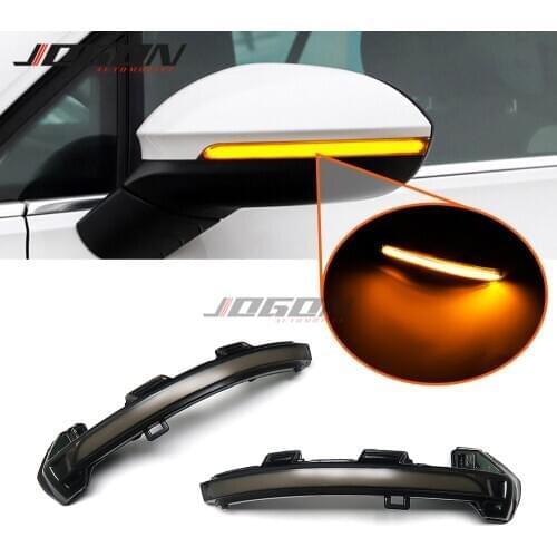 LED Dynamic Side Mirror Blinker Indicator Sequential Light For VW Volkswagen Golf 8 MK8 GTI R GTE GTD 2020 2021