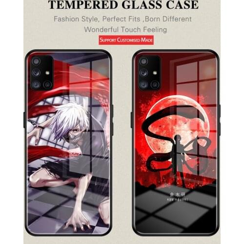 For Samsung A50 Tokyo Ghoul Trendy Anime Kaneki Ken For SamsungA52 A51 4G 5G A71 4G 5G A20 30 40 71 81 91Tempered Glass