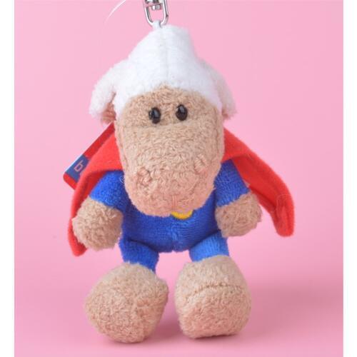 1 Pcs Dust coat Sheep Small Plush Pendant Toy, Kids Doll Keychain / Keyholder Gift Free Shipping