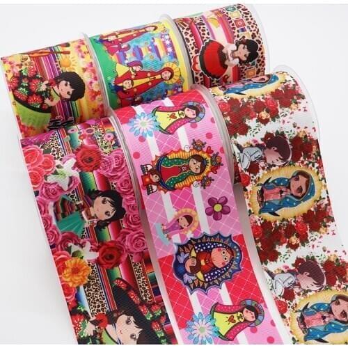 10 Yards MePrinted Grosgrain Ribbon For Hair Bows DIY Crafts Handmade Accessories 44566