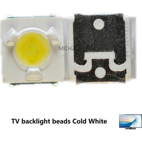 1000PCS LUMENS 3535 3537 LED 1W 3V Cool LCD blanco para TV A127CECEBUP8 estilo Cold and white LED TV backlight 10000K 15000K