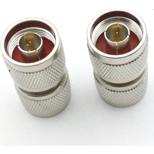 20pcs copper N Type Male Plug to N Male Plug Double Straight RF Coaxial Connector