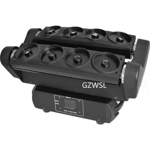 8 eyes RGB Spider Moving Head light RGB disco laser show light