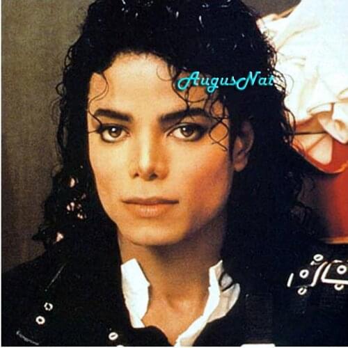 Michael jackson diamond painting full round singer star wall art decor diamond dots 5d diy mosaic sticker diamond picture craft