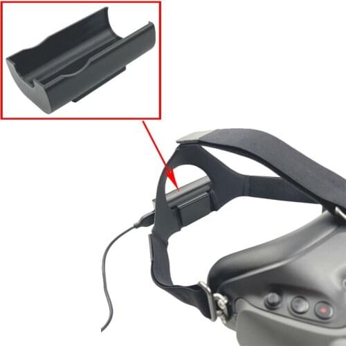 Battery Case Box Back-mounted Clip Buckle Holder for DJI PFV Glasses V2 Headband Accessories