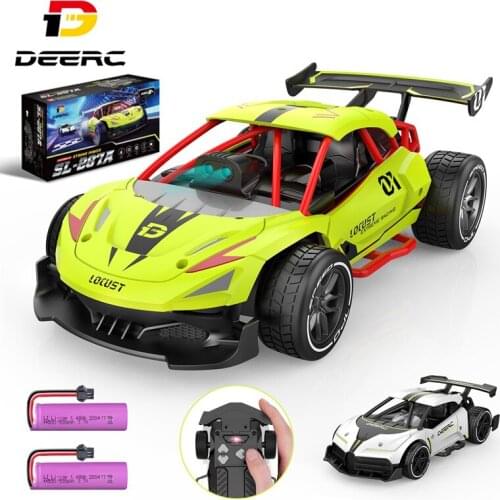 DEERC 287A RC Drift Car 1:20 2.4Ghz Remote Control Car 15KM/H Racing Sport Auto-Sensing Vehicle Toy Hobby Car Kids Boys Gift