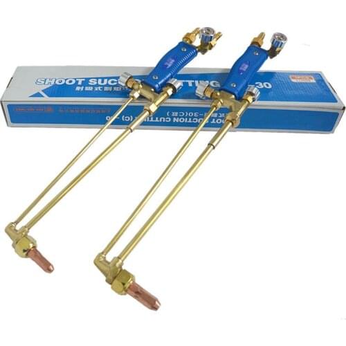 Copper Cutting Torch Suction Cutting Torch G01-30/100 Oxygen Acetylene Gas Cutting Torch Cutter, Aluminum Valve Knob