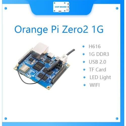 Orange Pi Zero 2,1GB RAM with Allwinner H616 Chip,Support Gigabit Network, BT, Wif ,Run Android 10,Ubuntu,Debian OS Single Board