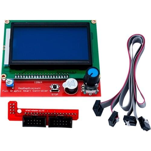 LCD 12864 Control Panel Smart Controller Display Compatible with Ramps 1.4 Ramps 1.5 Ramps 1.6 For RepRap Mendel 3D Printer