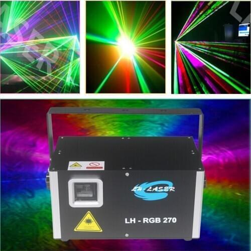 90V-240V 5W Changeable full color rgb programable laser lighting With Free ishow software and sd card