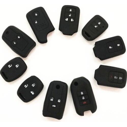 Silicone Car accessories Key Cover Case For Honda CRV Accord Odeysey Crosstour Jazz City Civic JADE Crider Spirior S660