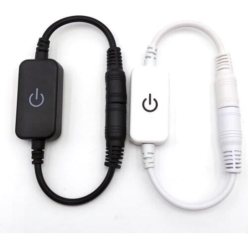 LED Strip Touch Dimmer Brightness Control LED Monochromatic Touch Switch Dimmer 12V-24V 3528 5050 5630 Light Switch Adjustment