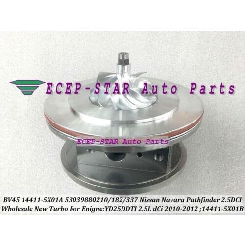 Turbo CHRA Cartridge Core BV45 14411-5X01A 144115X01A 144115X01B 210 182 337 53039700210 53039700182 53039700337 YD25DDTI 2.5L
