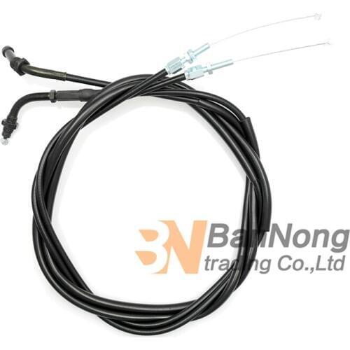 Lengthen 143cm 56 in Motorcycle Throttle Oil Cables Line Accelerator Cable For Honda Magna 250 750 Steed 400 600 Shadow 400 750