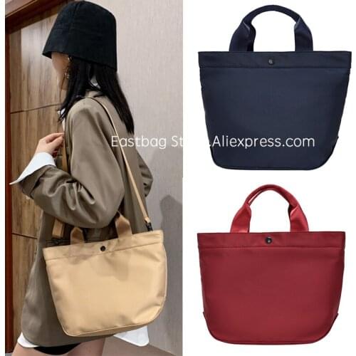 Handbag Female Casual Tote Bag for Women 2021 New Versatile Nylon Shoulder Bag Solid Zippers Unique Design Bolsa Mujer 430157