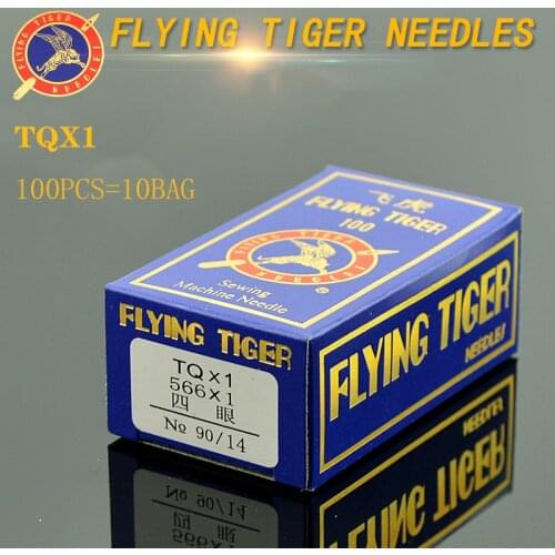 100PCS FLYING-TIGER TQX1 for all brand BUTTON ATTACHING SEWING MACHINE NEEDLE