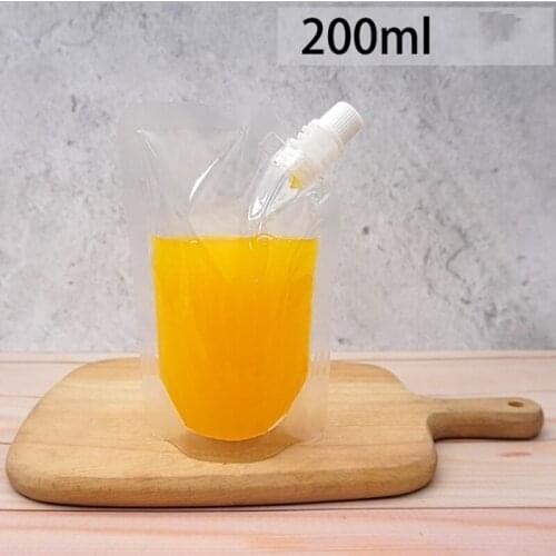 200ml 250ml 300ml 500ml 1L Empty Stand up Plastic Drink Packaging Spout Bag Pouch For Beverage Liquid Juice Milk Coffee Water