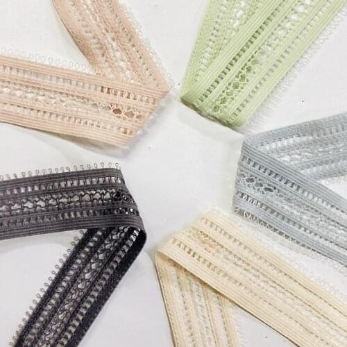 5Yard 2.5cm Trim Ribbon Elastic Band Sewing Clothing Craft DIY Handmade Garment Accessories Material Suppliers